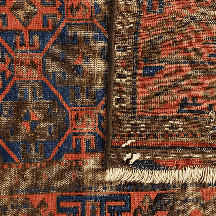 Antique Sarouk Wool Persian Rug 3'0" x 5"7"  ITEM# 468