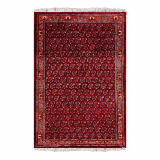 Sarouk Wool Persian Rug 4'0" x 6'7"  ITEM# 470