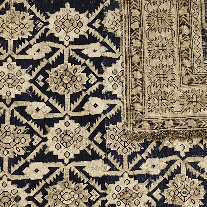 Turkaman Wool Persian Rug 3'6" X 4'5"  ITEM# 517