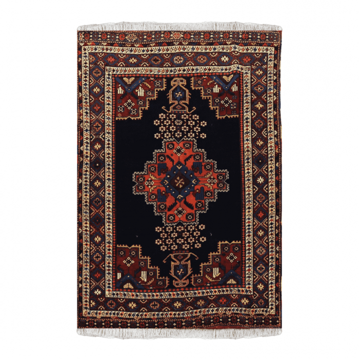 Antique Wool Persian Rug 4'6" x 6'3"  ITEM# 521