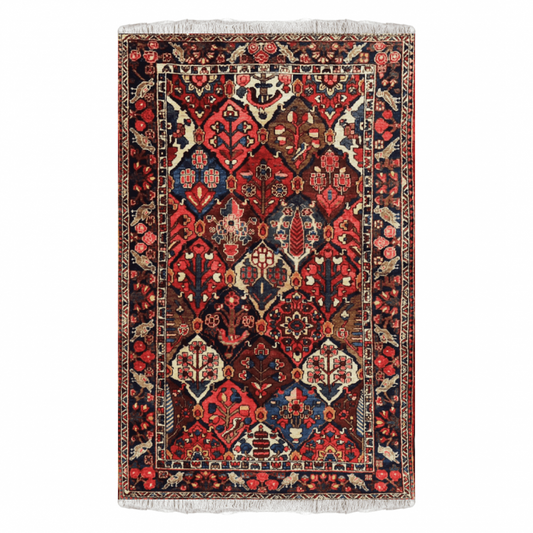 Bakhtiari Wool Persian Rug 4'5" X 6'5"  ITEM# 537