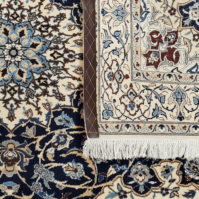 Naeen Wool and silk Persian Rug 3'11" x 6'1"  ITEM# 547