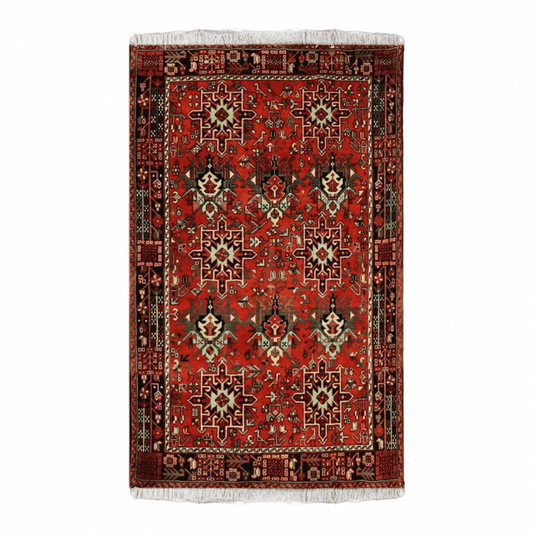 Karajeh Wool Persian Rugs 5'2" X 6'9"  ITEM# 566