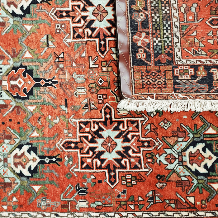 Karajeh Wool Persian Rugs 5'2" X 6'9"  ITEM# 566