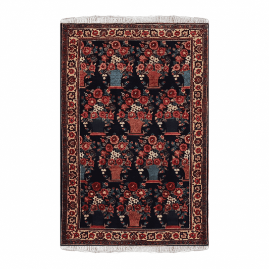 Sarouk Wool Persian Rug 5'0" x 7'2"  ITEM# 568