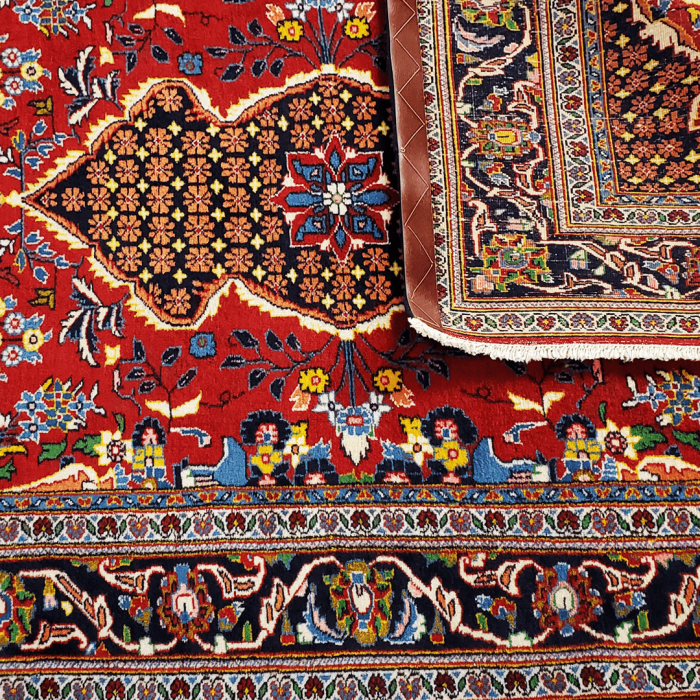 Mashad Wool Persian Rug 4'4" x 6'4"  ITEM# 569