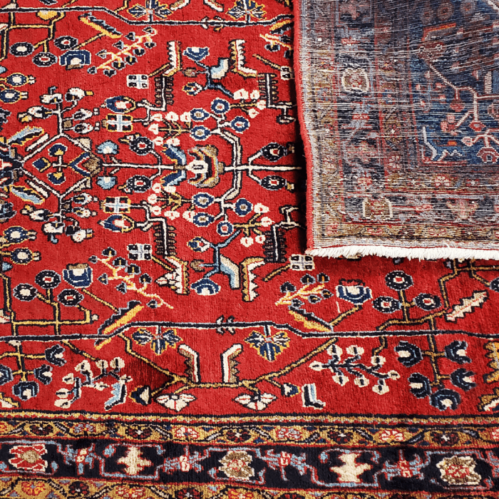 Hamadan Wool Persian Rug 4'8" X 7'5"  ITEM# 571