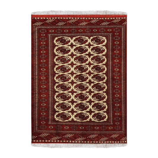 Turkaman Wool Persian Rug 5'8" x 6'8"  ITEM# 572
