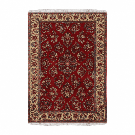 Sarouk Wool Persian Rug 4'5" x 7'0"  ITEM# 575