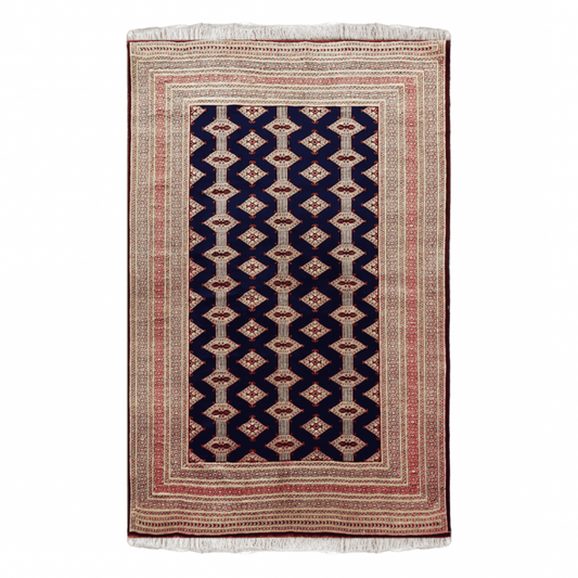 Turkaman Wool Persian Rug 4'8" x 6'0"  ITEM# 585