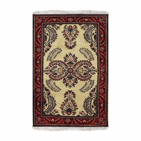 Sarouk Wool Persian Rugs 4'2" x 6'8"  ITEM# 589