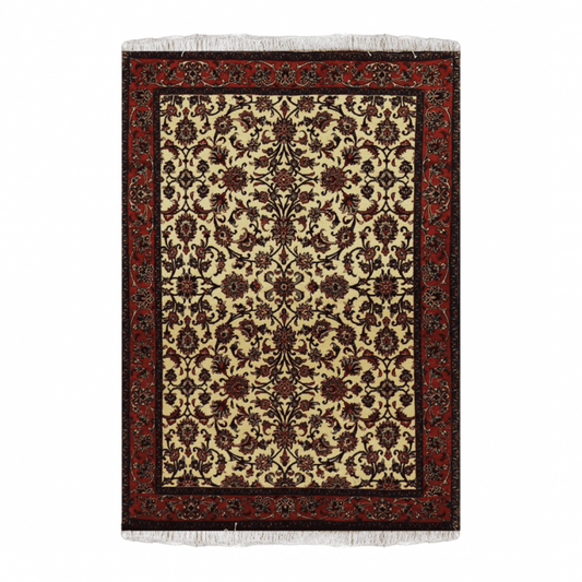 Bidjar Wool and silk Persian Rug 3'9" X 5'5"  ITEM# 595
