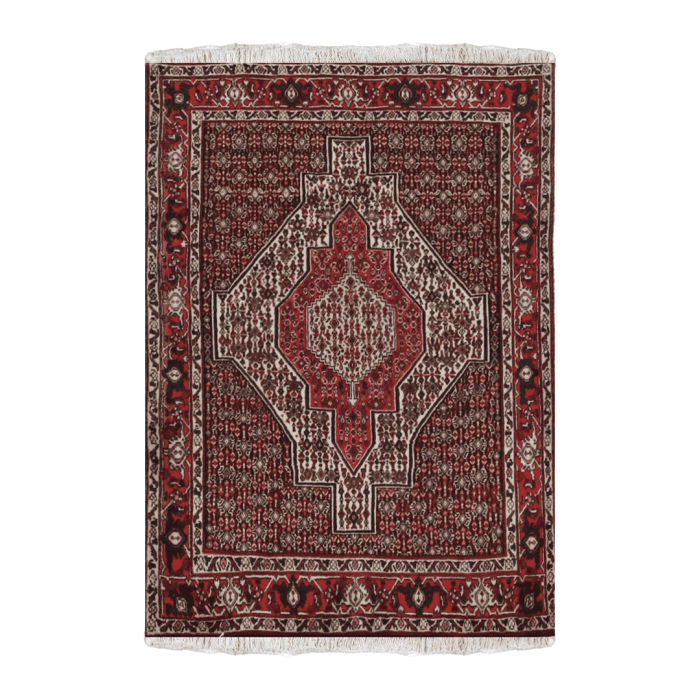 Bidjar Wool Persian Rug 4'2" X 5'  ITEM# 596