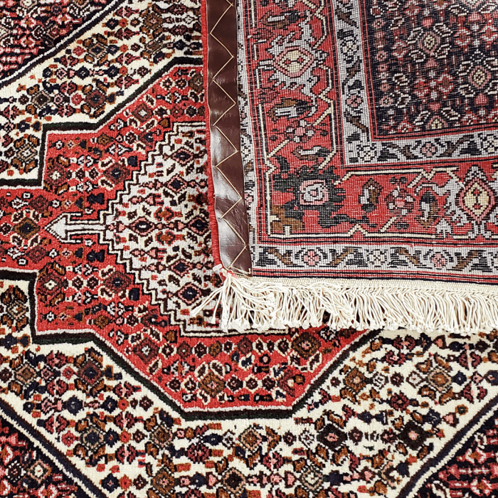 Bidjar Wool Persian Rug 4'2" X 5'  ITEM# 596