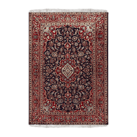 Kashan Wool Persian Rug 3'9" x 5'0"  ITEM# 626