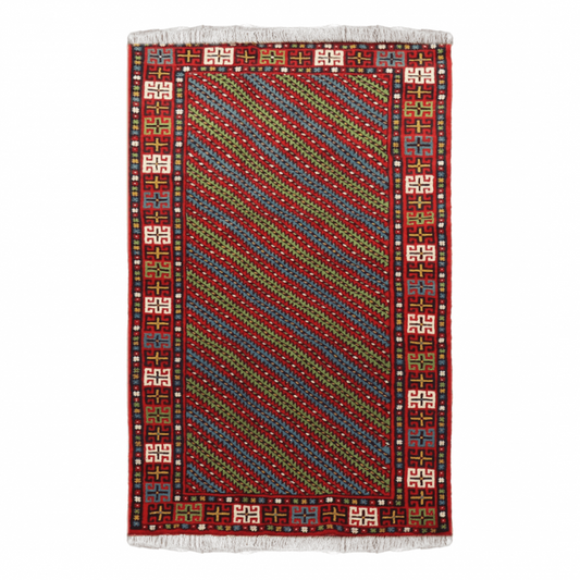 Turkaman Wool Persian Rug 3'8" x 6'1"  ITEM# 632