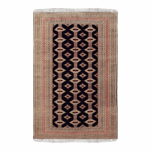 Turkaman Wool Persian Rug 4'4" x 5'9"  ITEM# 652