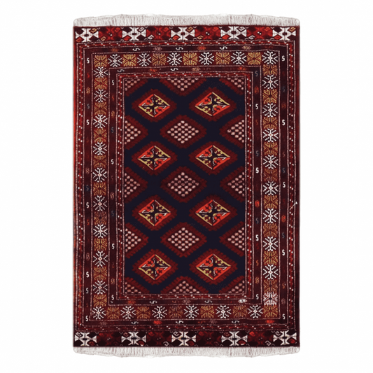 Turkaman Wool Persian Rug  ITEM# 656