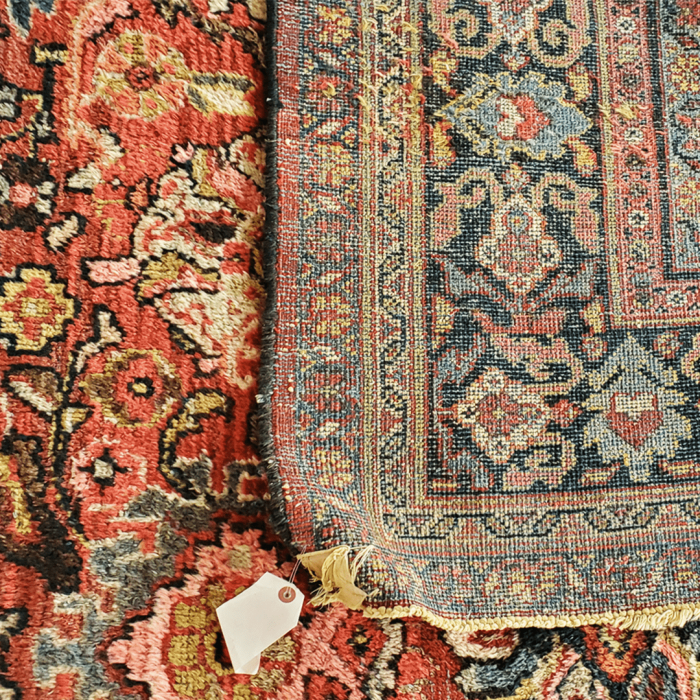 Antique Sarouk Wool Persian Rug 8'10" X 11'10"  ITEM# 685