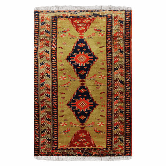 Heriz Wool Persian Rug 4'5" X 11'  ITEM# 721