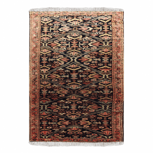 Hamadan Wool Persian Rug 3'7" X 14'9"  ITEM# 727