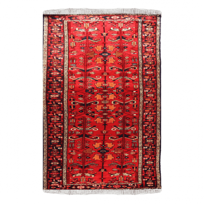 Hamadan Wool Persian Rug 3'7" X 12'9"  ITEM# 729