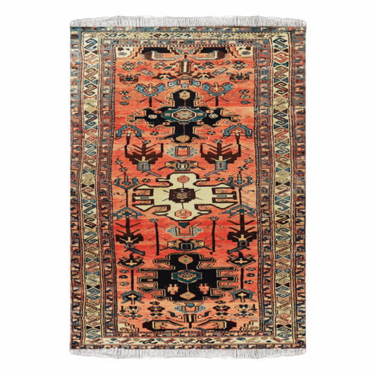 Hamadan Wool Persian Rug 3'6" X 10'  ITEM# 730