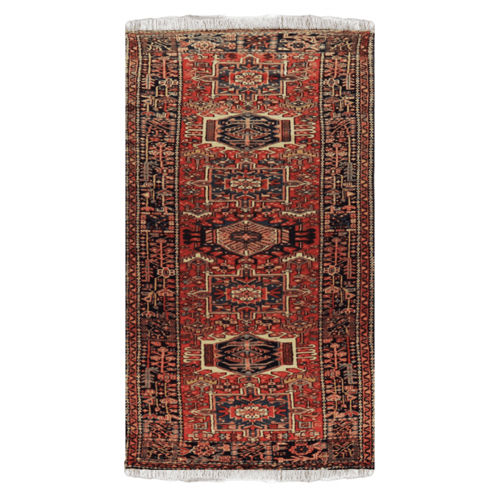 Karajeh Wool Persian Rug 3'7" X 11'10"  ITEM# 740