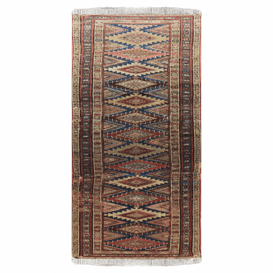 Turkaman Wool Persian Rug 3'2" x 13'9"  ITEM# 743