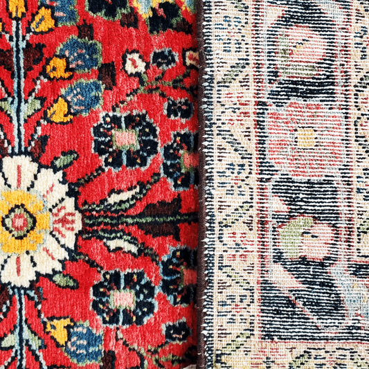 Sarouk Wool Persian Rag 3'5" x 16'0"  ITEM# 796