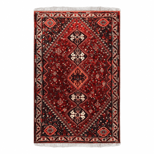 Shiraz Wool Persian Rug 9'5" x 8'11"  ITEM# 950