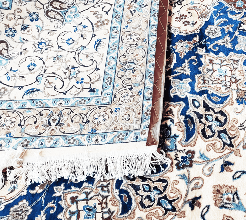 Naeen Wool and silk Persian Rug 16'5" x 16'5"  ITEM# 984